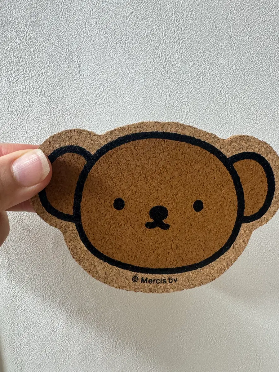 미피 보리스 코르크 코스터 새상품