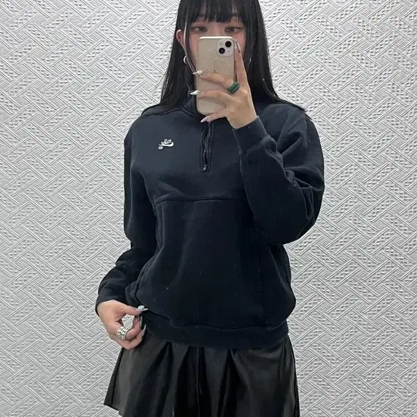 나이키 SB 빈티지 캐주얼 하프집업 맨투맨 M C15012