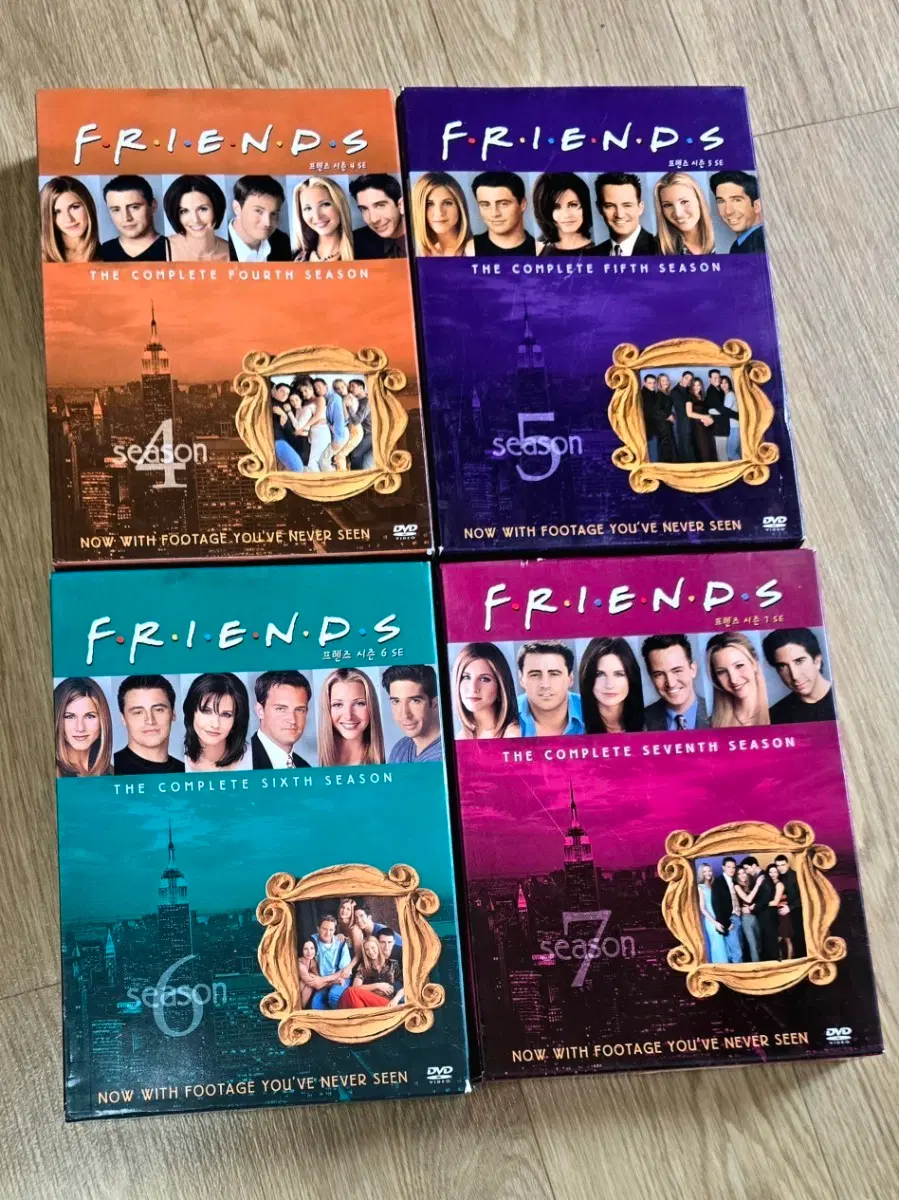 프렌즈 DVD 시즌 4, 5, 6, 7 세트 일괄 판매