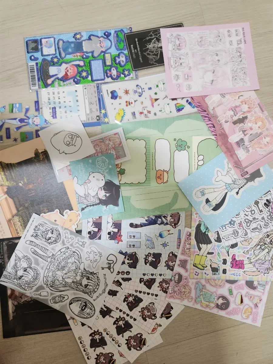 인스 캐릭터스티커 전체일괄 다꾸