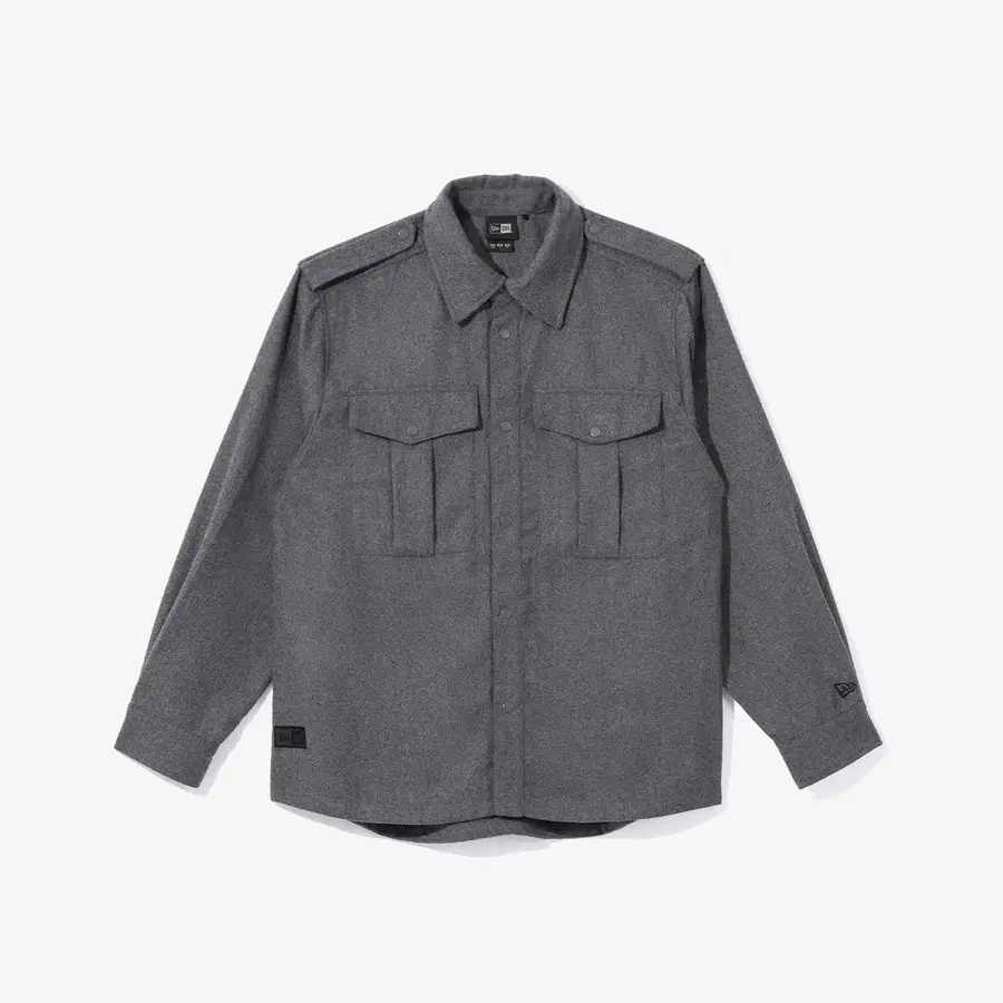 (원가 약 20만원)견장 울 셔츠(2XL)뉴에라 블랙라벨