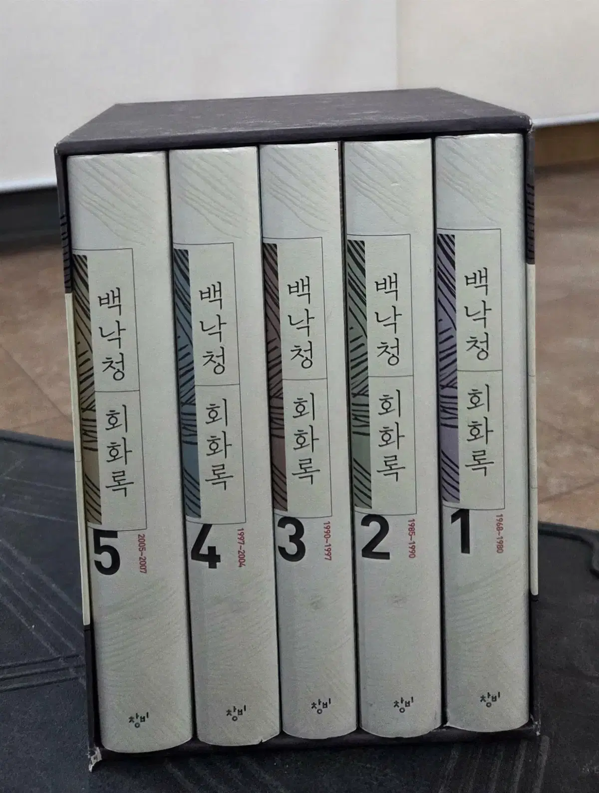 백낙청 회화록 창비 5권 세트 현대사상 중고책
