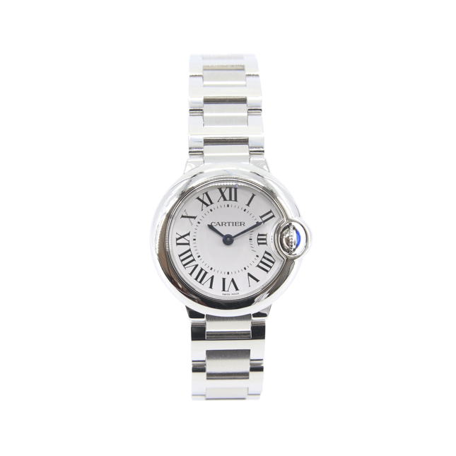 까르띠에 발롱블루 스틸 쿼츠 28mm W69010Z4 사진 1