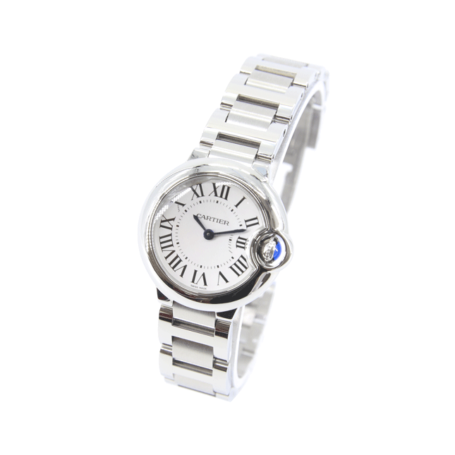까르띠에 발롱블루 스틸 쿼츠 28mm W69010Z4 사진 3