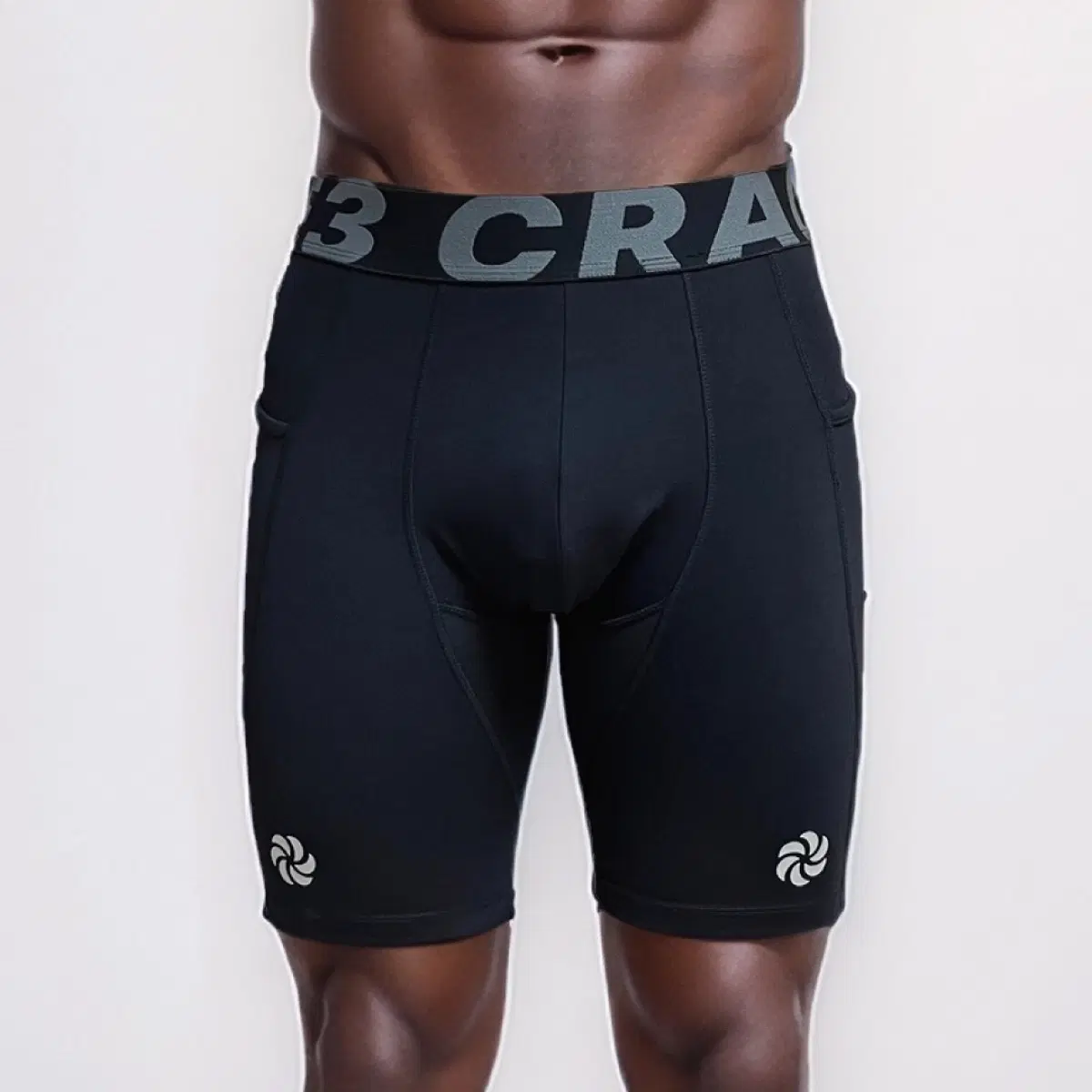 KYE3 컴프레션 쇼츠 블랙 Crack Shorts [Brill]