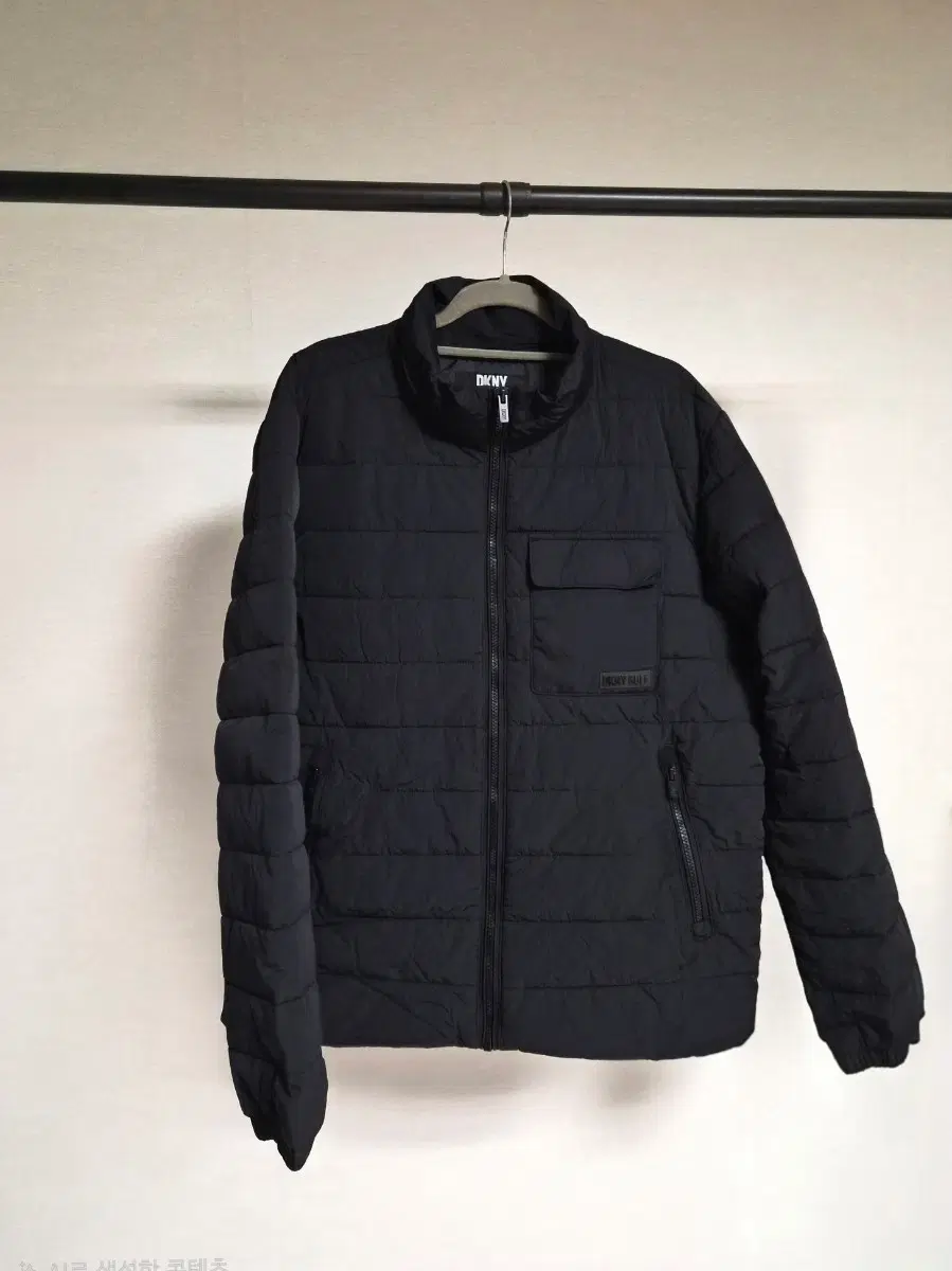 DKNY GOLF 경량 퀼팅 자켓 블랙 L