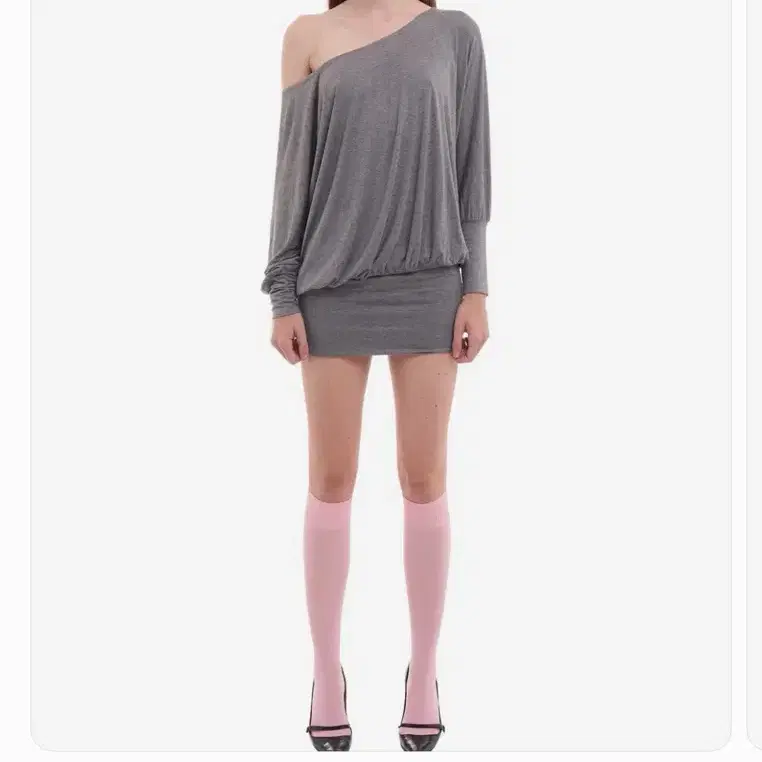 NIIHAI CHARLI DRESS SHADOW GREY