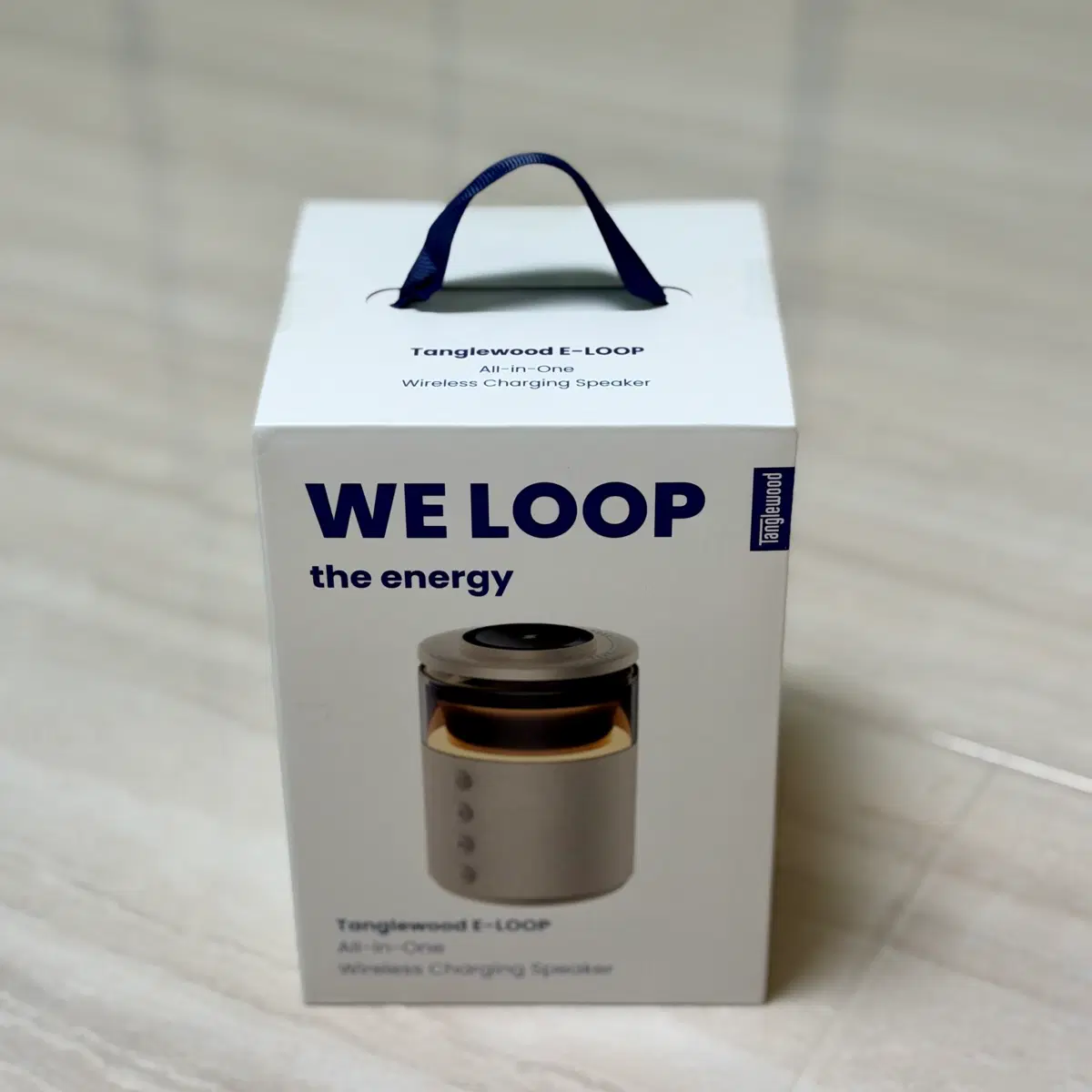 탱글우드 E-LOOP 무선 충전 맥세이프 블루투스 스피커 미개봉 (정가 67,900)