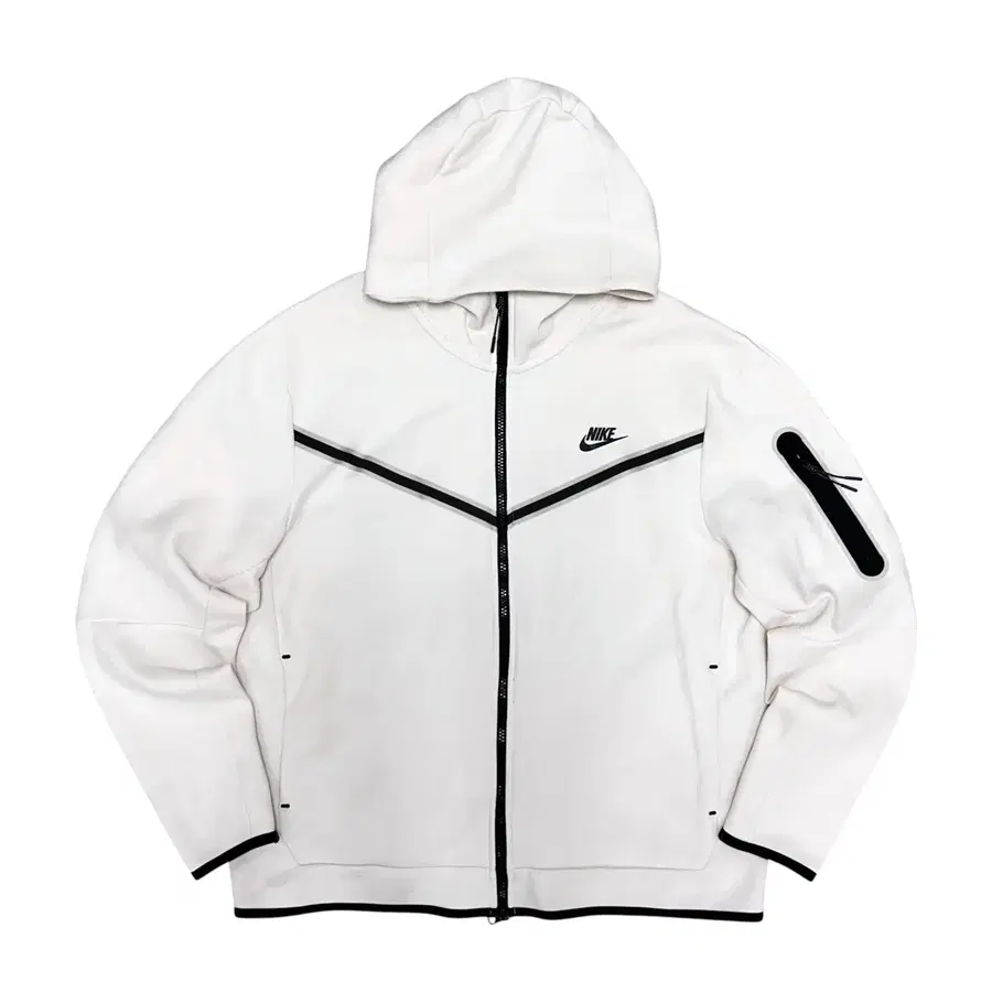 나이키 화이트 아이보리 테크팩 후드집업(2XL)