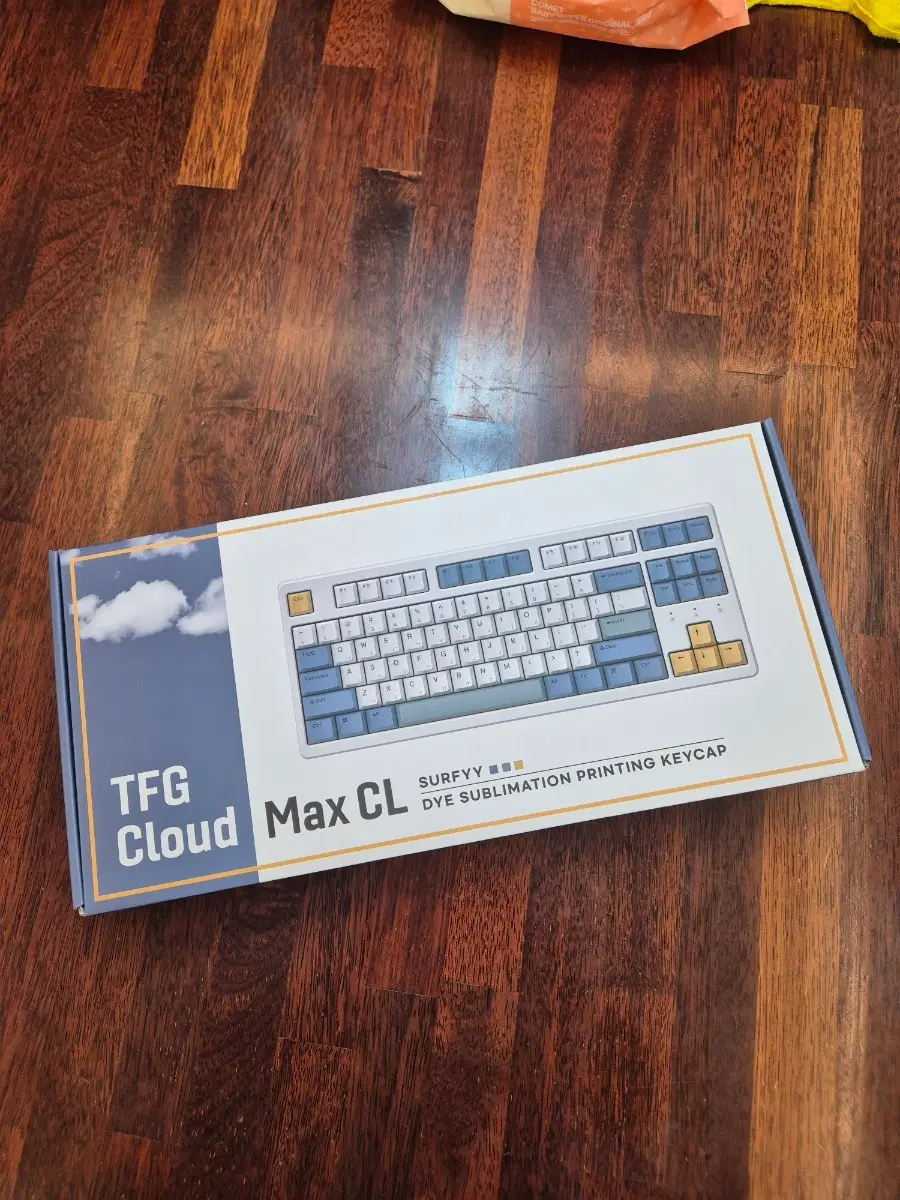 [6] 한성 TFG Cloud Max CL 기계식 게이밍 텐키리스 키보드 염료승화 써피 저소음 딥블루 뽀송 리니어 38g