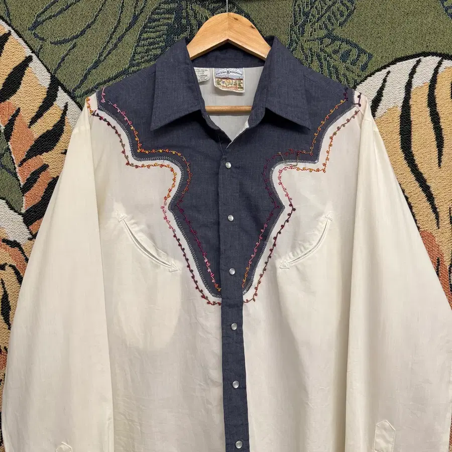 [XL] 70s 캐닝턴 락킹 케이 랜치웨어 웨스턴 셔츠