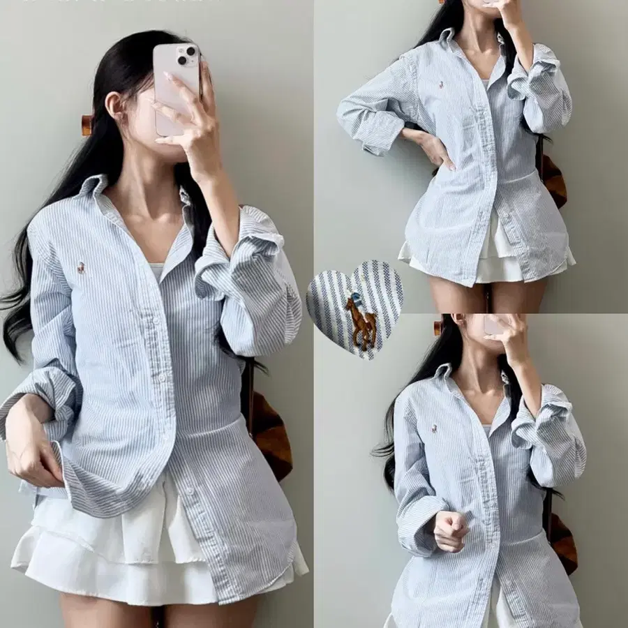 폴로 스트라이프 셔츠