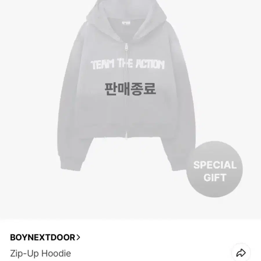 급처) 보이넥스트도어 디액션 후드집업