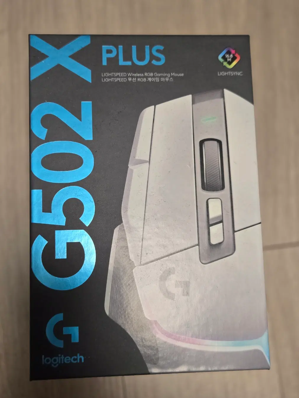 로지텍 G502 X Plus (정품) (화이트) 마우스 팝니다