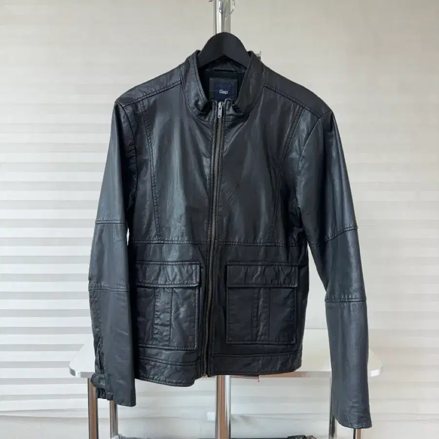 Gap Goat Leather Utility Jacket