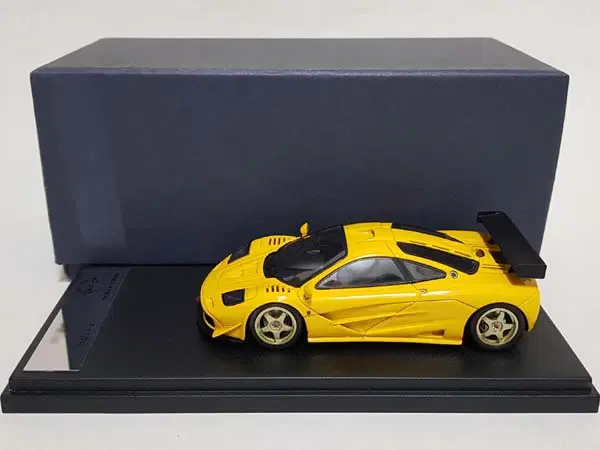 1:43 아우토반 맥라렌 F1 GTR 스트리트 옐로우 레진 모형자동차