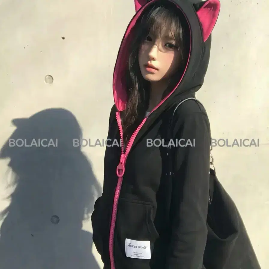 고양이귀 후드집업 자켓