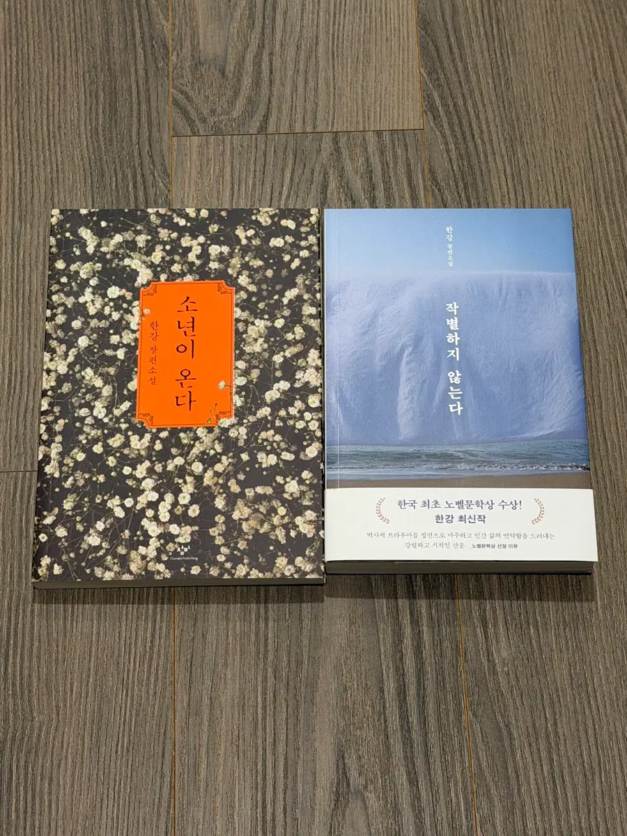 (새 책)한강작가 소년이 온다, 작별하지 않는다 2권 일괄 판매