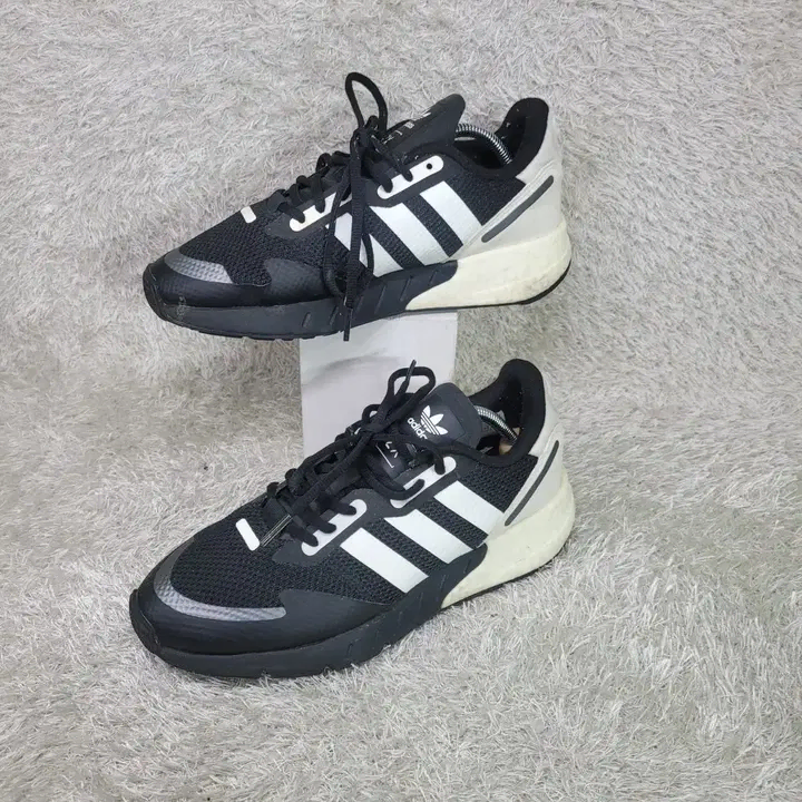 250 아디다스 ZX 2K 부스트 블랙 깔창x