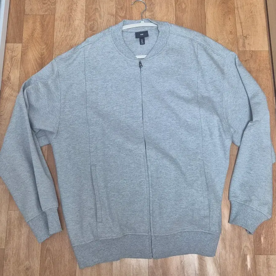 H&M 집업 그레이