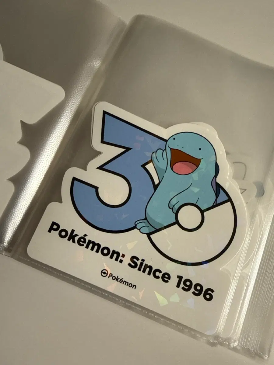 (30장 일괄) 포켓몬 30주년 스티커