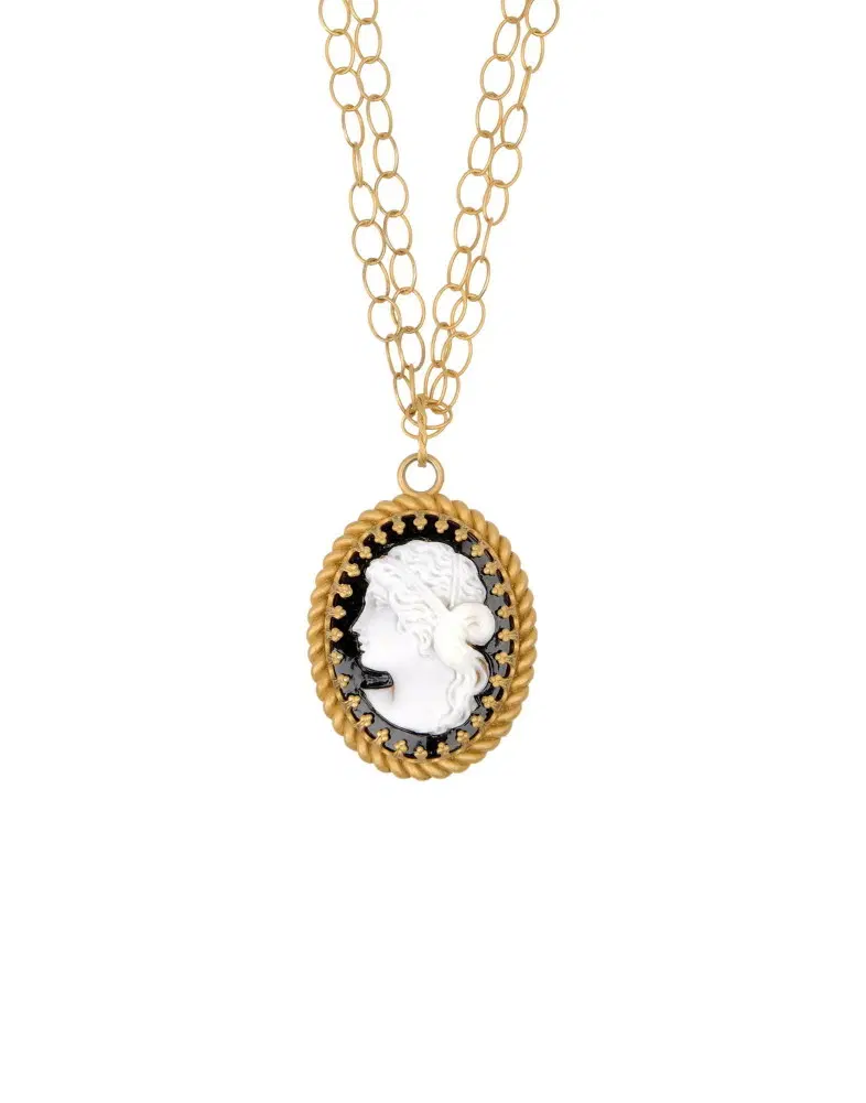 BISOU BIJOUX 콘트라스트 목걸이