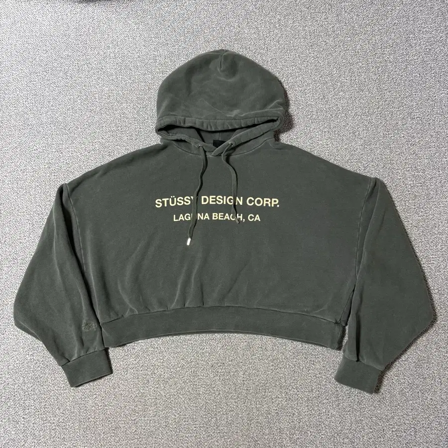Stussy 스투시 크롭 후드티