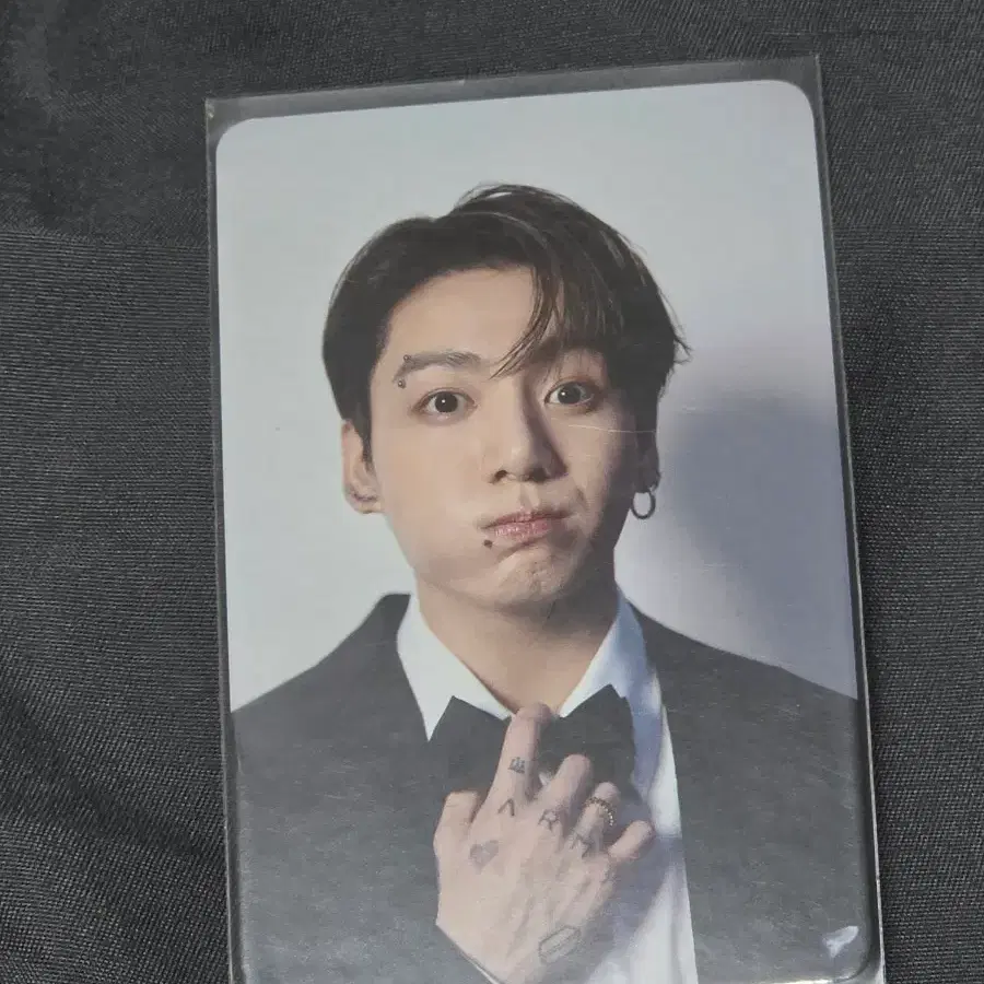 정국 2021 더팩트 차이나 특전포카