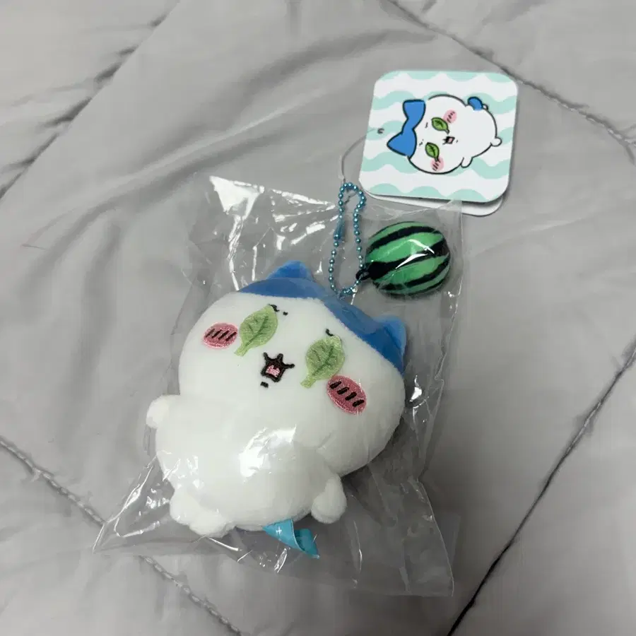 치이카와 하치와레 수박 마스코트 인형 키링