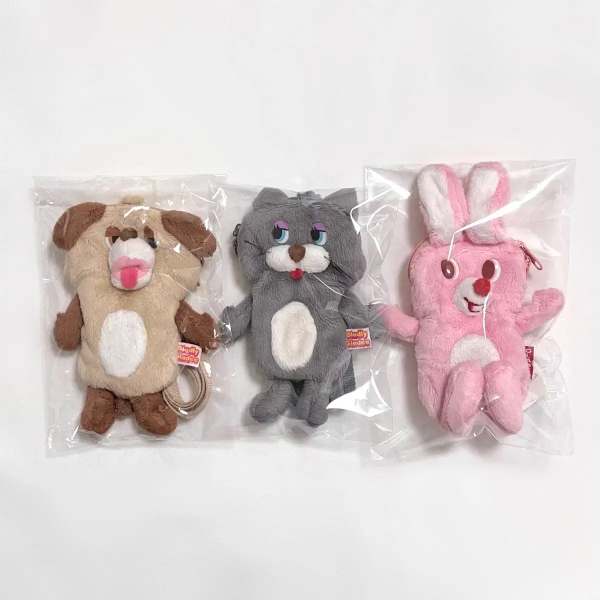 새상품) 그라디 gladee 강아지 고양이 토끼 파우치 가방 일본 고전 희귀