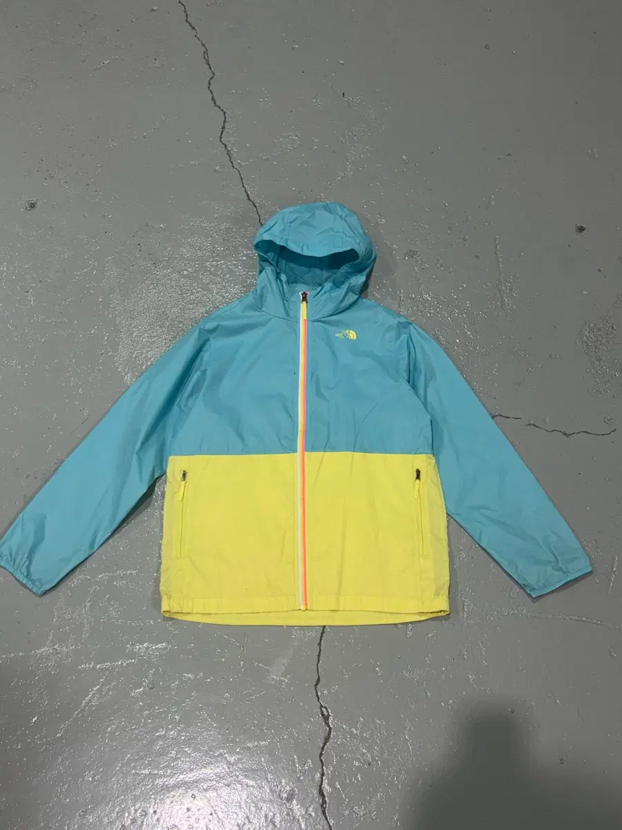 노스페이스(TheNorthFace) 라이트 블루,옐로우 우먼 바람막이