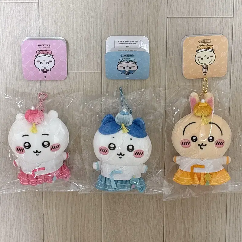 용산 치이카와 마켓 한복 치이카와 한복 하치와레 한복 우사기 3종 세트