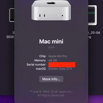 Apple 맥미니 m4 pro 48GB 1TB 애케플 | 데스크탑 | 번개장터 중고거래