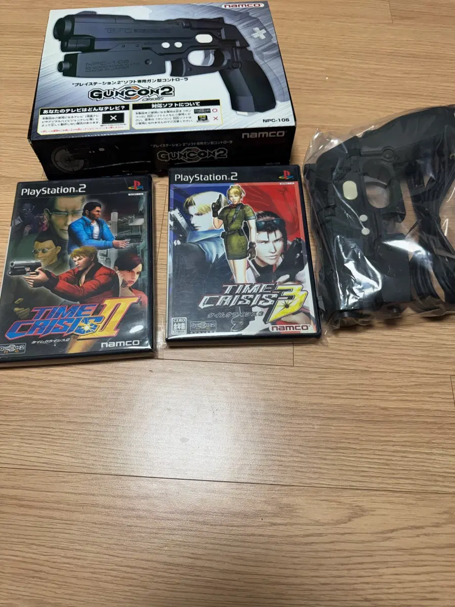 PS2 타임크라이시스 2.3 + 건콘2 2자루