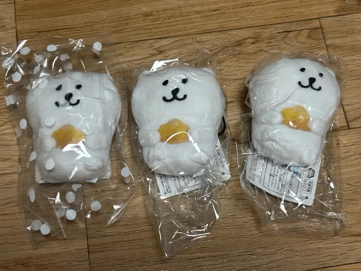 나가노 농담곰 인형 빵 키링 치이카와
