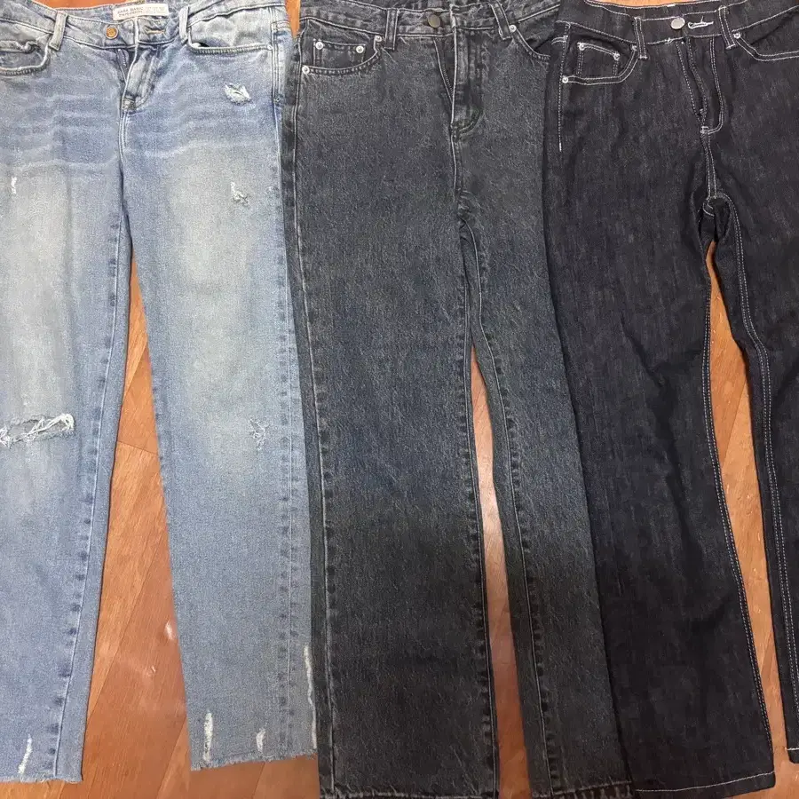 ZARA 자라 청바지 보세 연청 흑청 생지 3종 세트 (연청/흑청/생지) 일괄 시 만원 26 s-m
