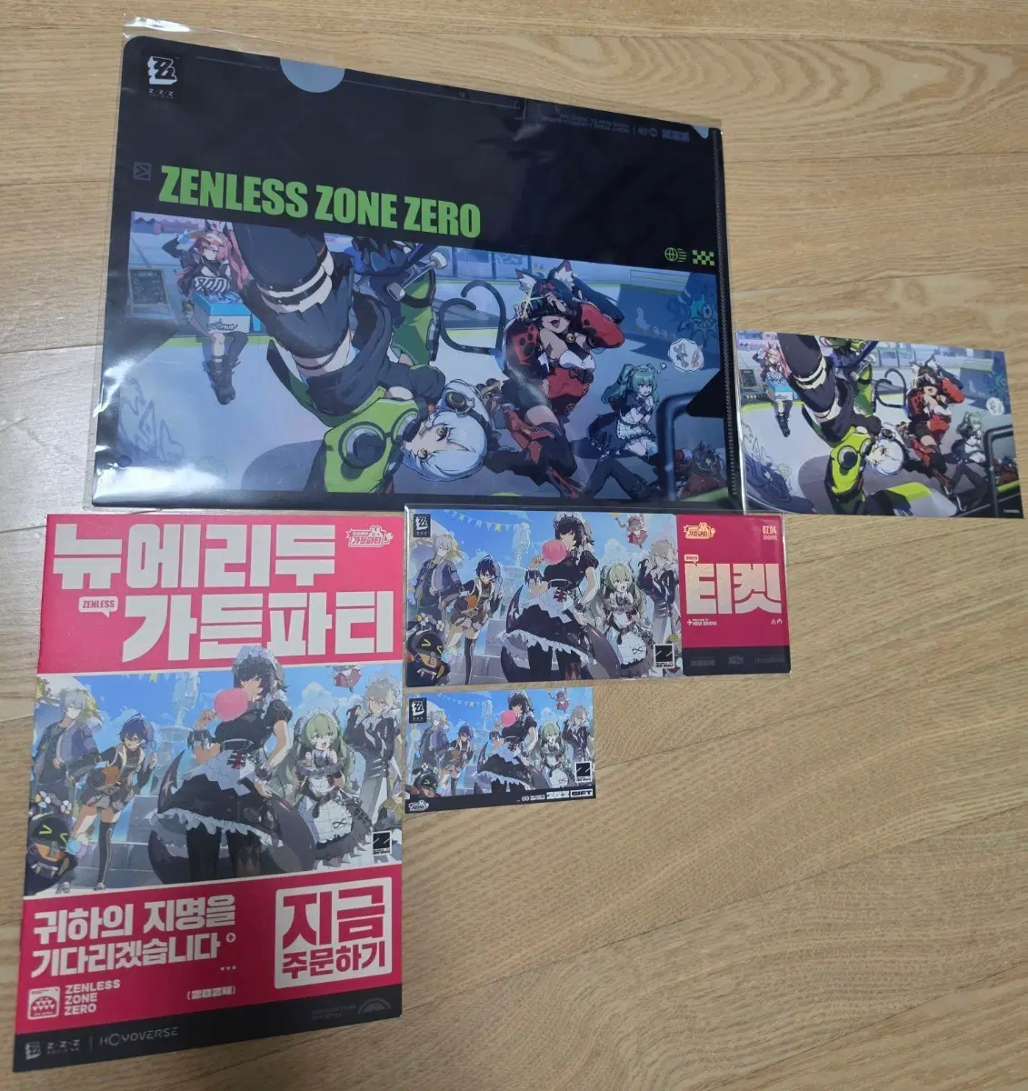 젠레스 존 제로 젠존제 파일 엽서 뉴에리두 가든파티 티켓
