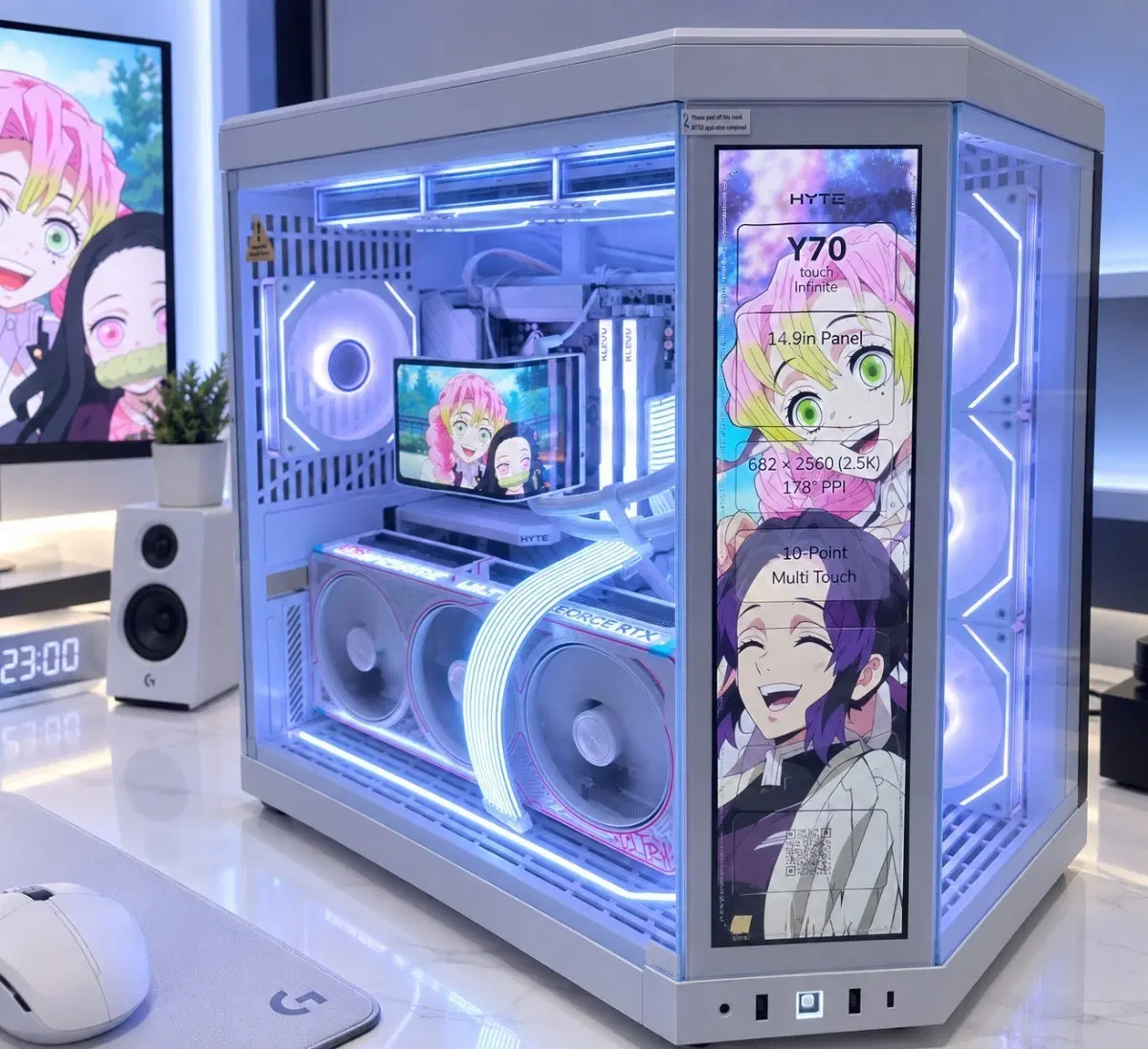 9800X3D X870E 5080 Y70 화이트 신품PC급매
