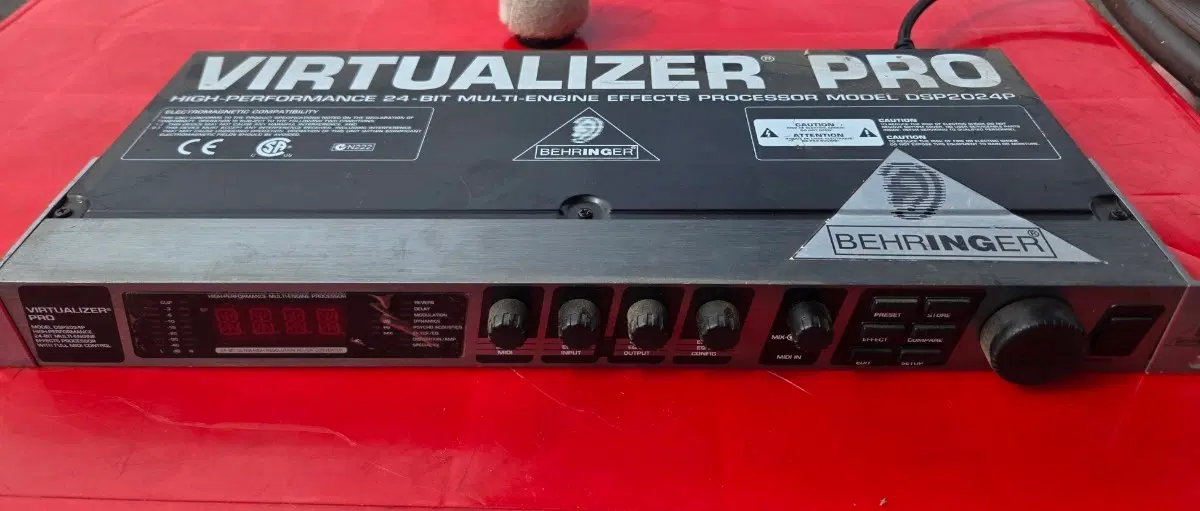 베링거 21비트   멀티이펙터 버츄얼라이져 프로(Behringer Virtualizer Pro)  DSP2024P