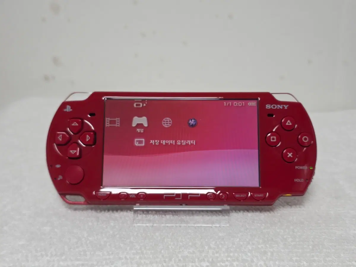 소니 PSP 2000 딥레드