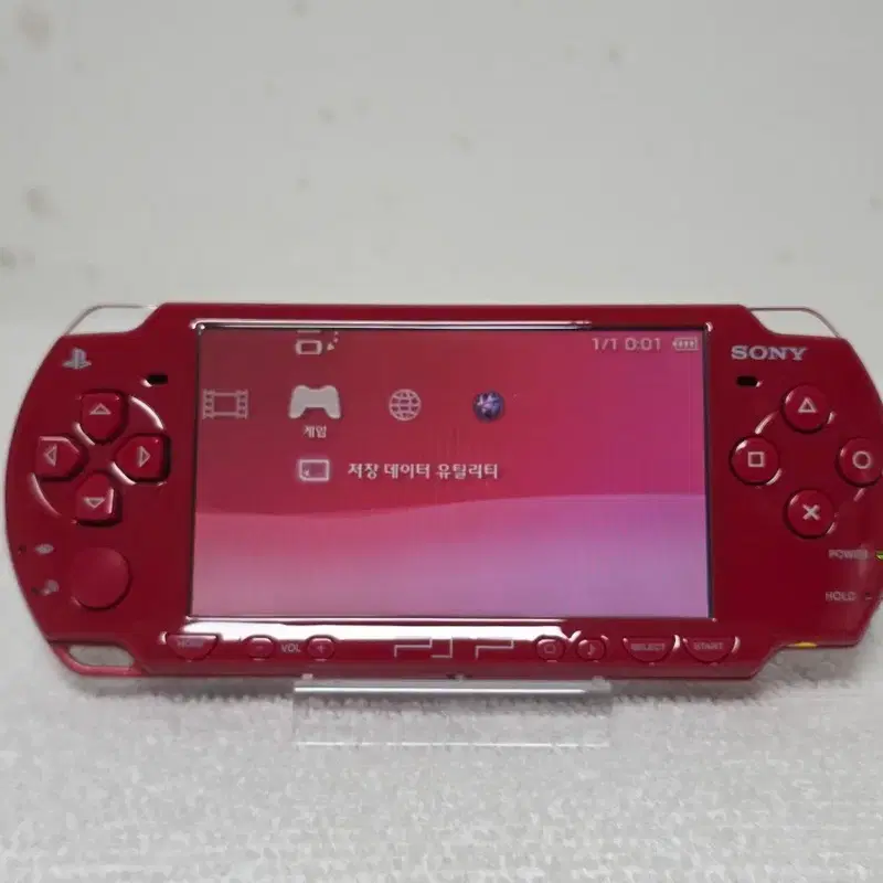 소니 PSP 2000 딥레드