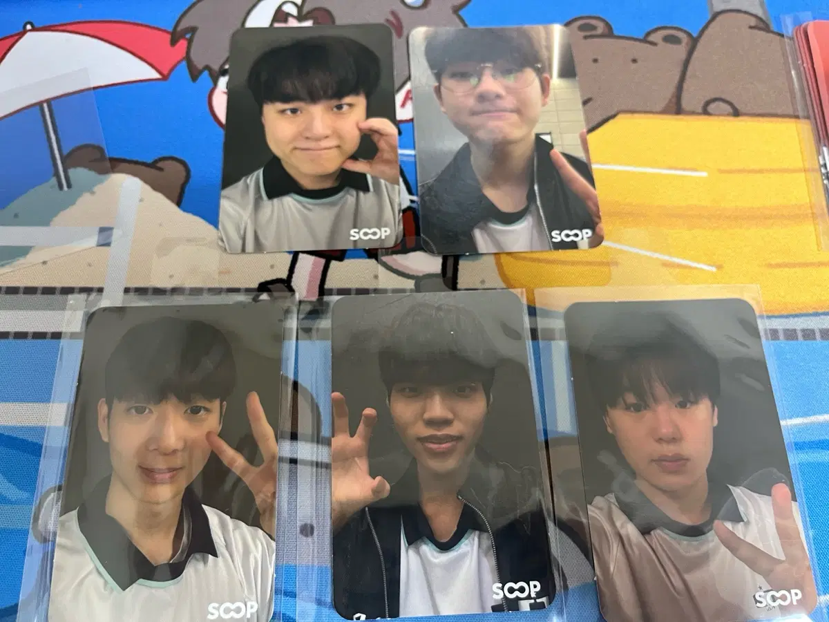 msi soop 딮기 디플러스 기아 싸인 포토카드 set