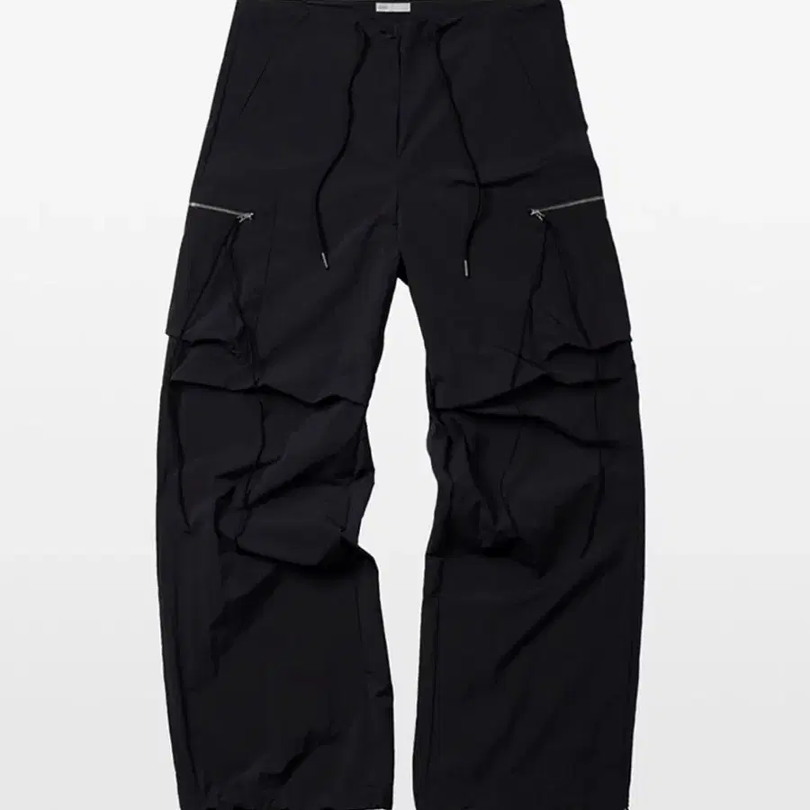 kimseoul SWISH WIDE CARGO PANTS (black)
