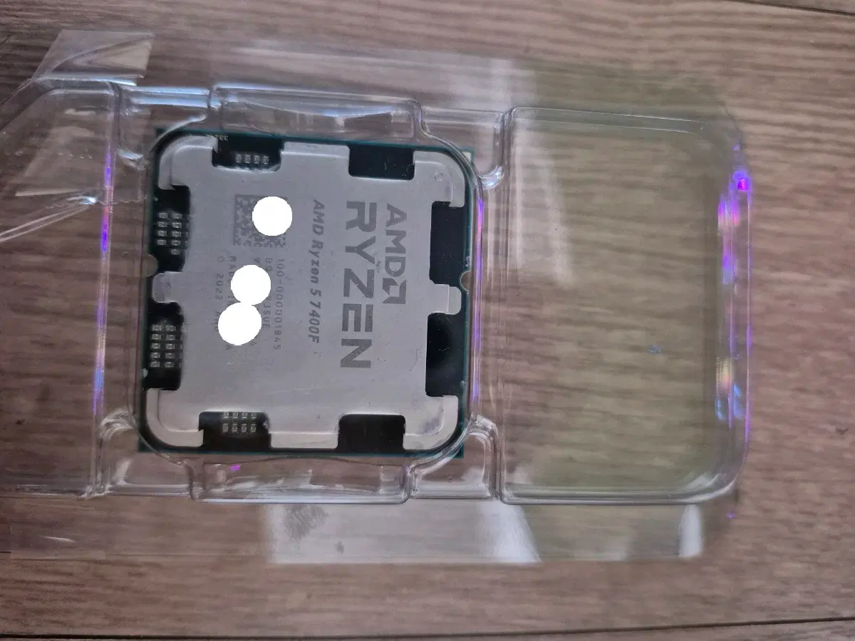 AMD 라이젠5 7400F CPU + 기본쿨러