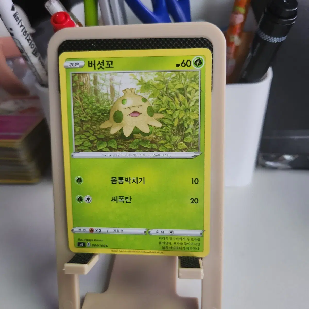 포켓몬 카드 버섯꼬 004/100