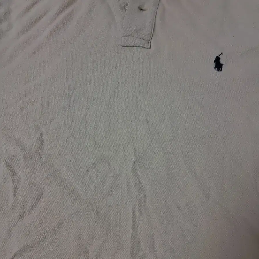 폴로 랄프로렌 기본 반팔 카라티 베이지