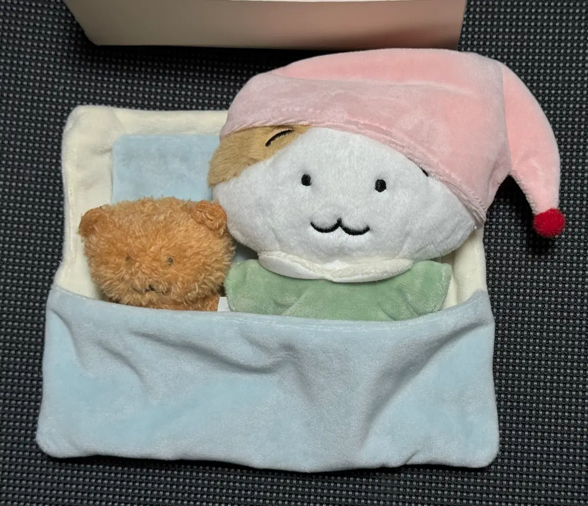 우이 강아지 인형 굿나잇 곰돌이 세트