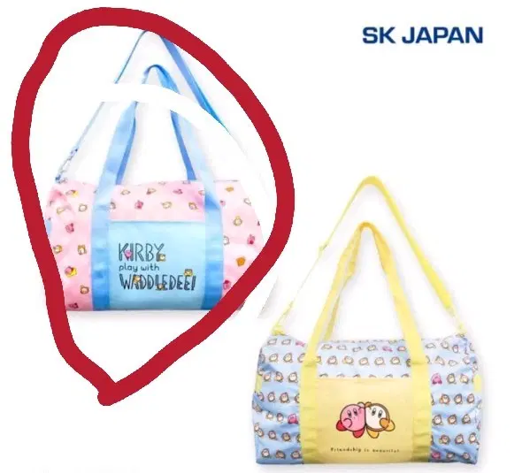별의커비 앤 와들디 보스턴백 핑크 48cm