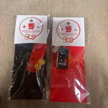 산리오 재팬 헬로키티 초밥 키링 두 개 세트 새상품