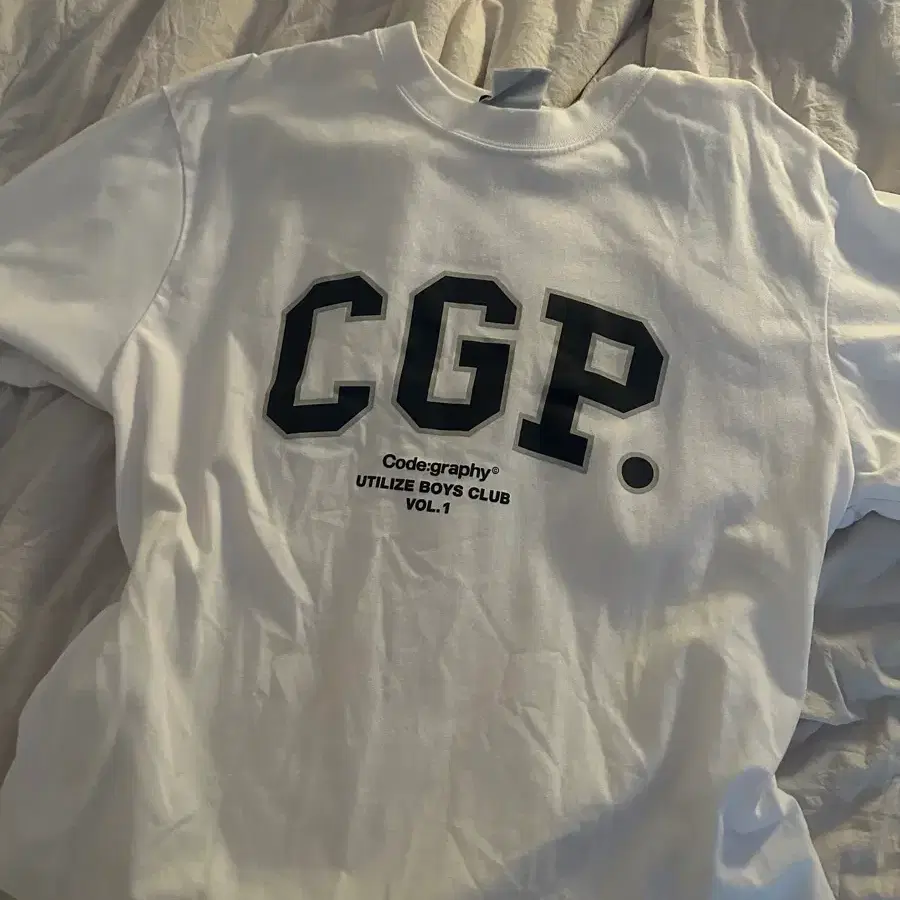 코디그래피 CGP 반팔 티셔츠 화이트 (네고 가능)